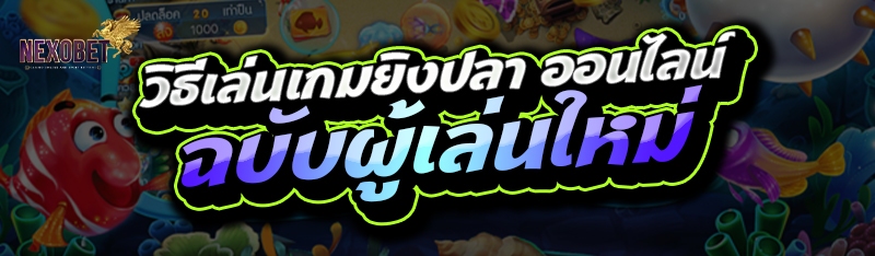 วิธีเล่นเกมยิงปลา